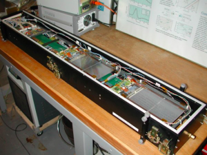TOB rod assembly in a test box at SiDet